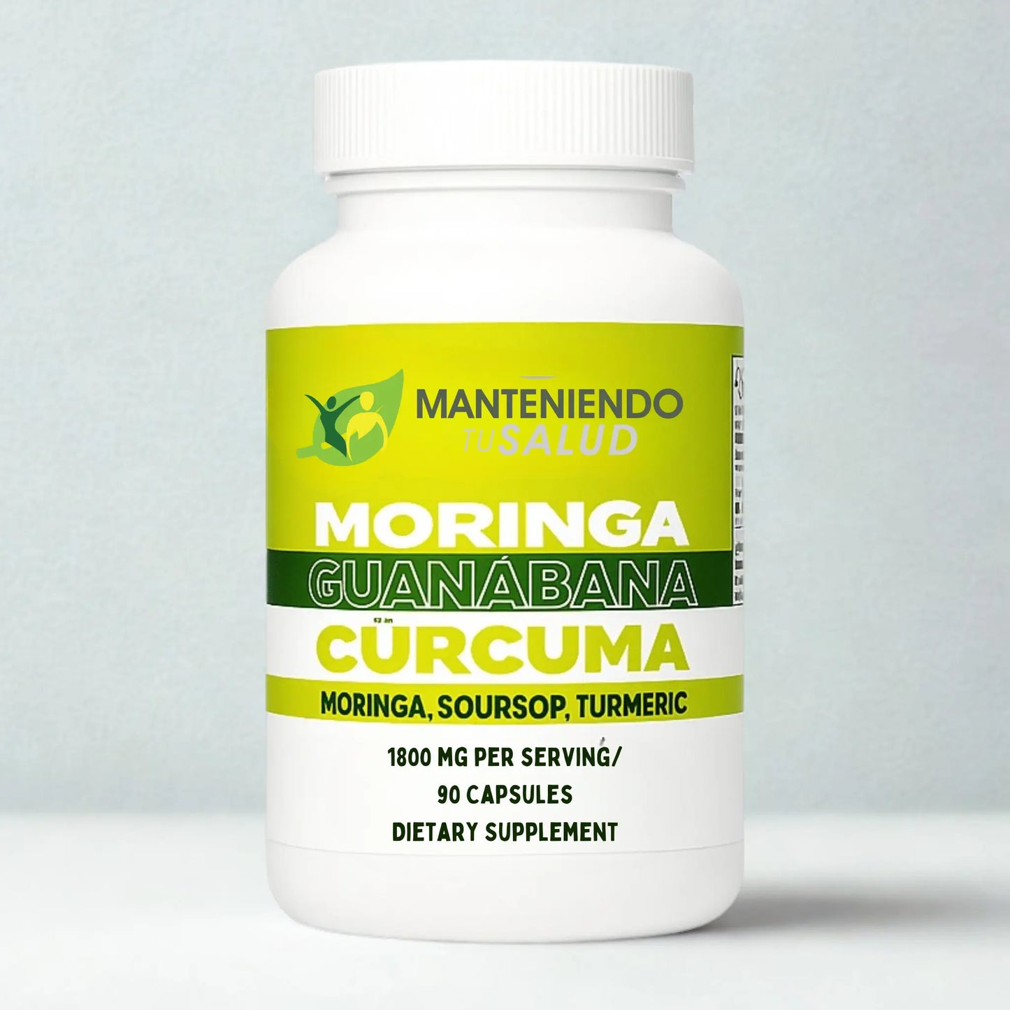 Moringa, Guanaba y Curcuma, 90 Capsules Manteniendo Tu Salud