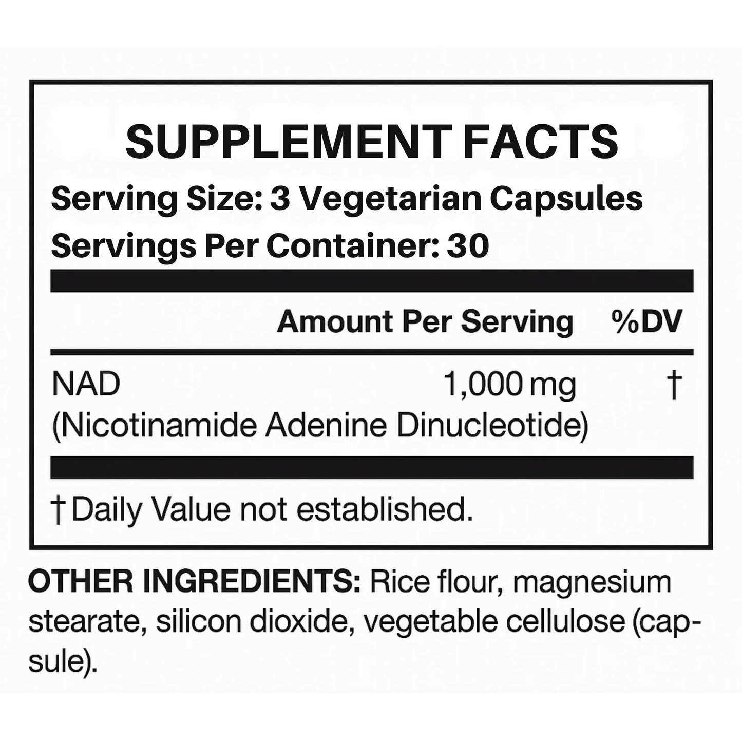 NAD, 90 Veg Capsules Manteniendo Tu Salud