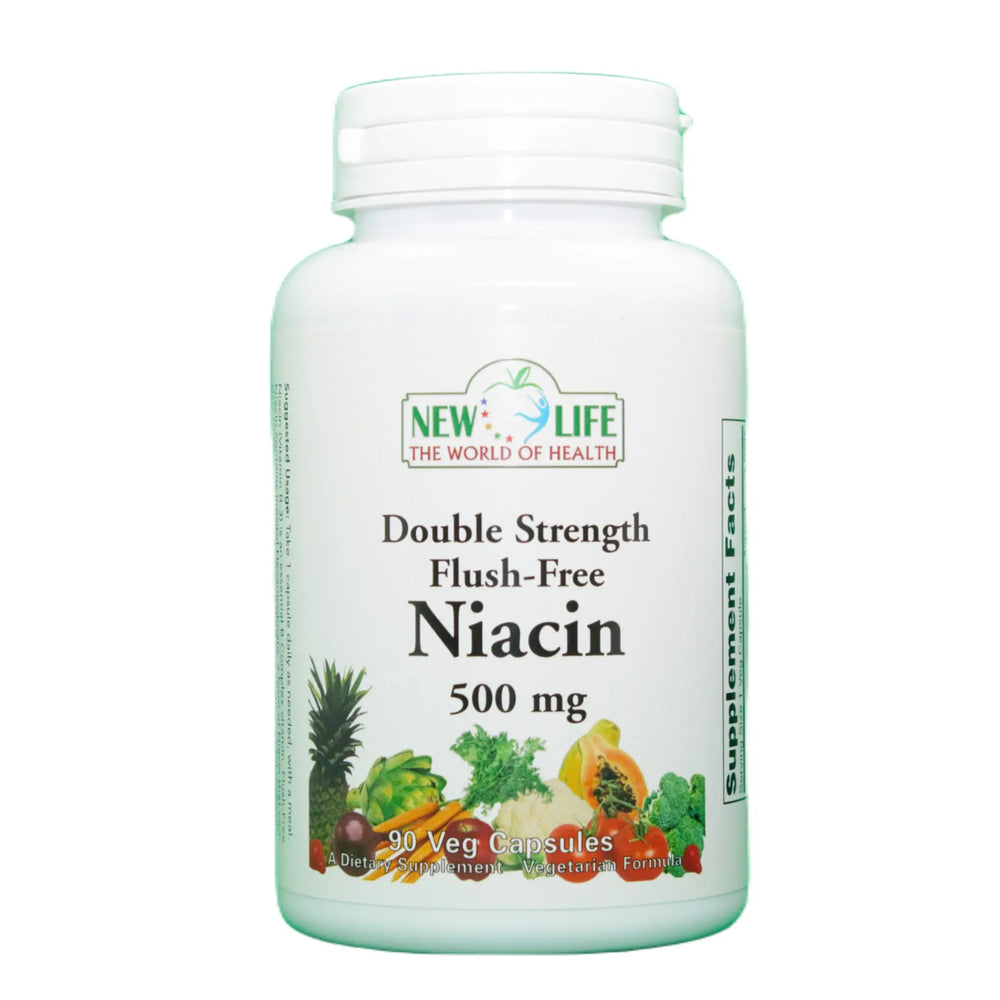 Niacin 500Mg, 90 Veg Capsules Manteniendo Tu Salud
