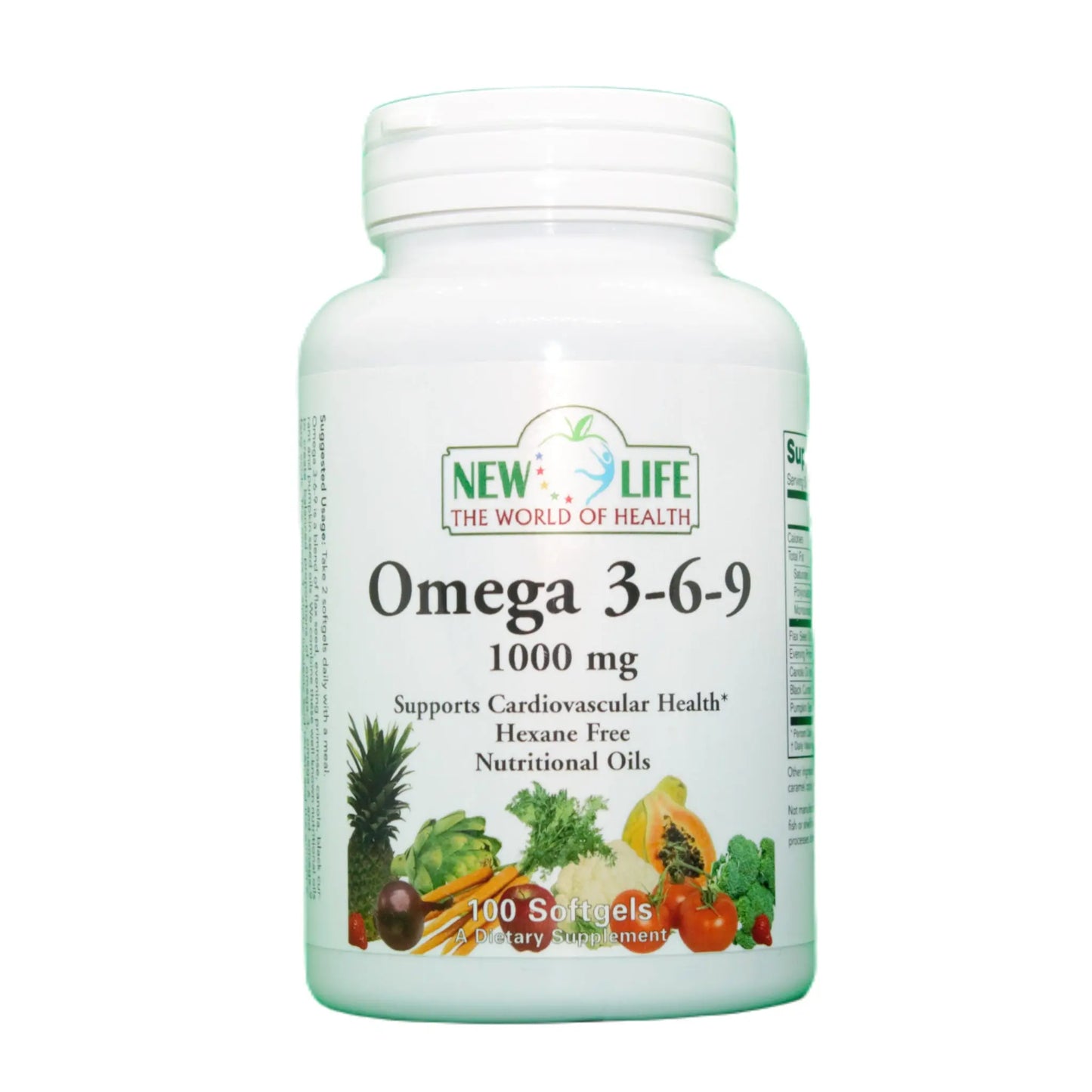 Omega 3-6-9, 1000mg, 100 Softgels Manteniendo Tu Salud