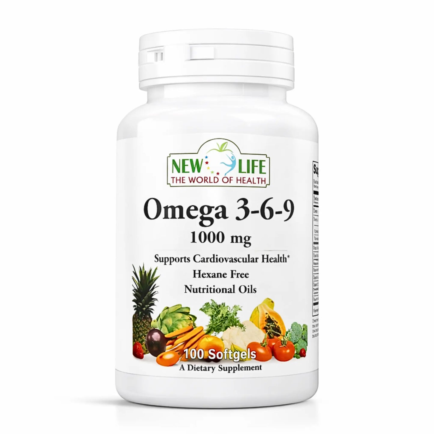 Omega 3-6-9, 1000mg, 100 Softgels Manteniendo Tu Salud