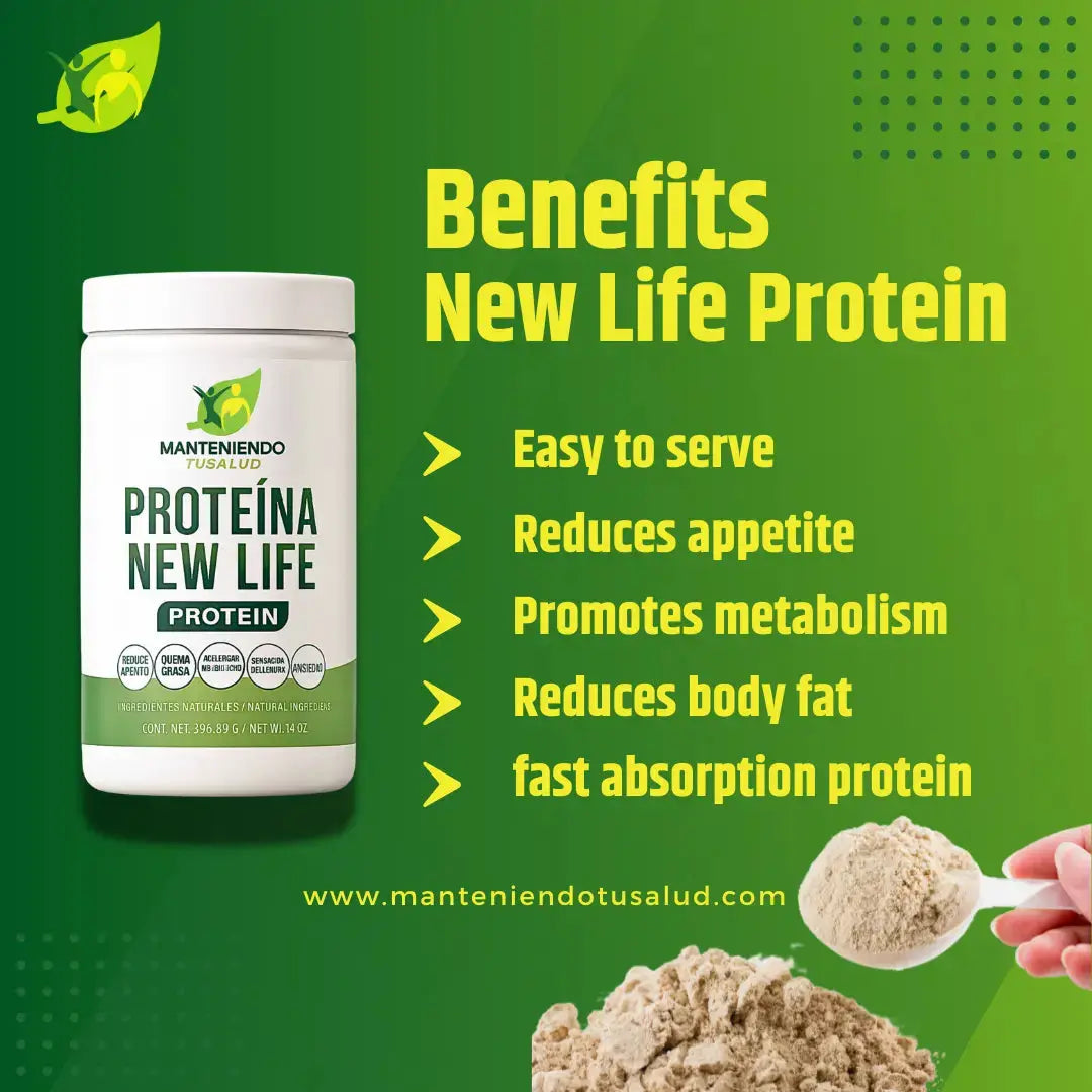 Proteina New Life, 14 Oz Manteniendo Tu Salud