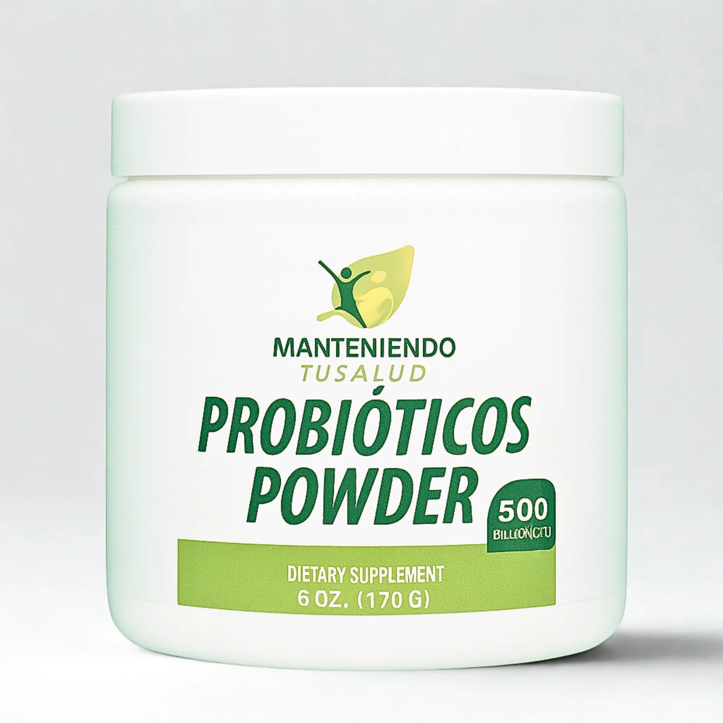 Probiotic Powder 500 Billion, 6 Oz Manteniendo Tu Salud