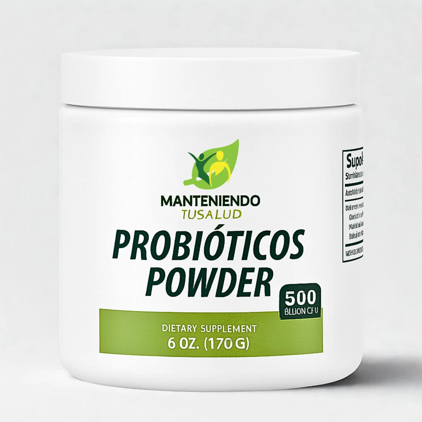 Probiotic Powder 500 Billion, 6 Oz Manteniendo Tu Salud