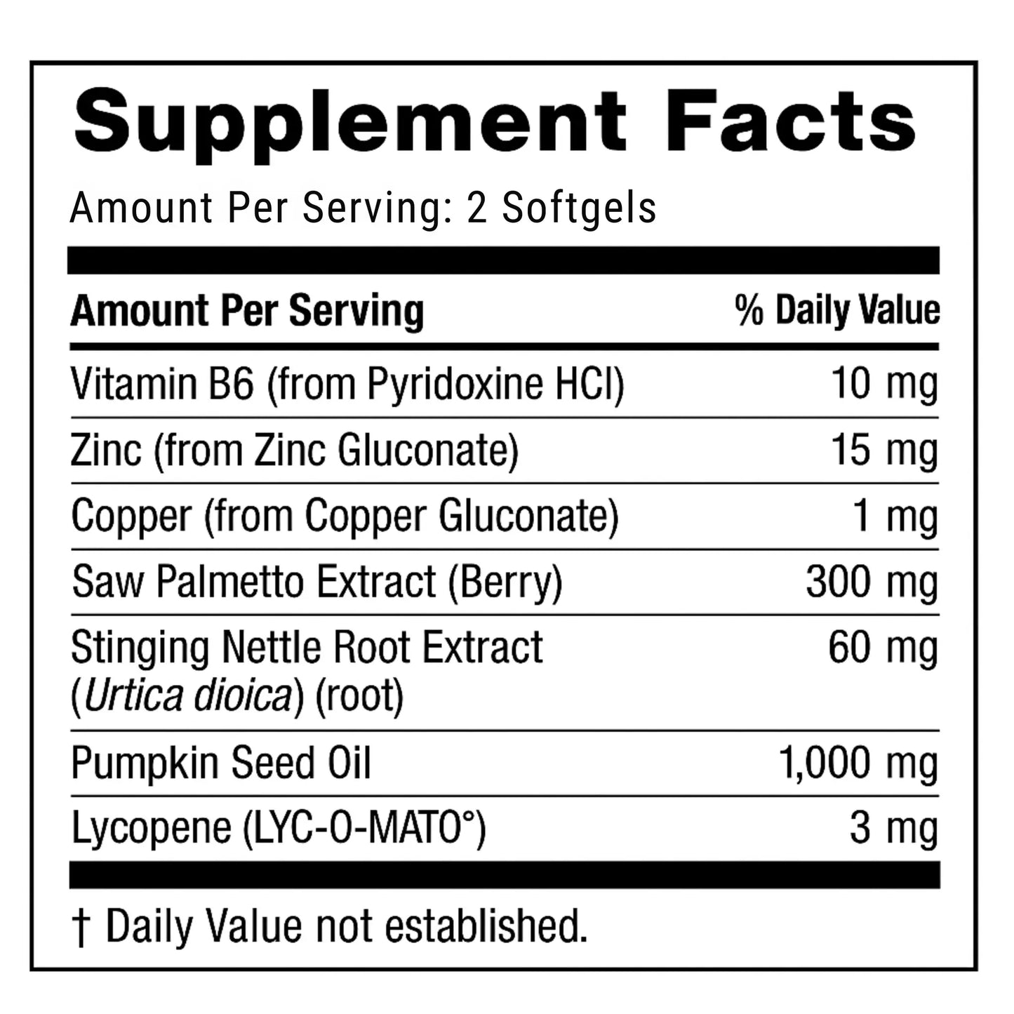 Prostate Support, 90 Softgels Manteniendo Tu Salud