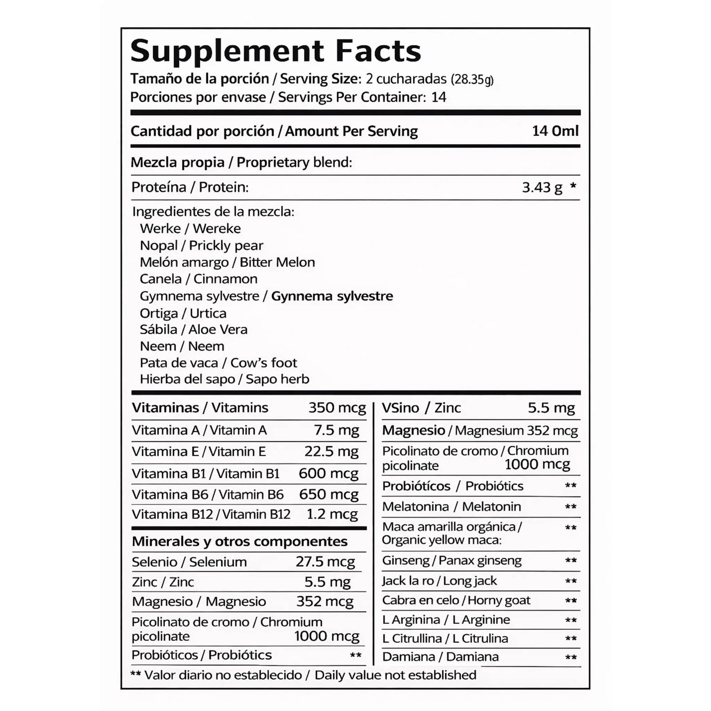 Proteina New Life, 14 Oz Manteniendo Tu Salud