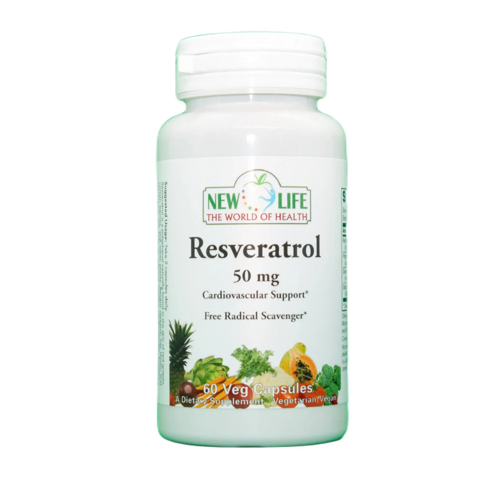 
                  
                    Resveratrol, 50mg, 60 Veg Capsules Manteniendo Tu Salud
                  
                