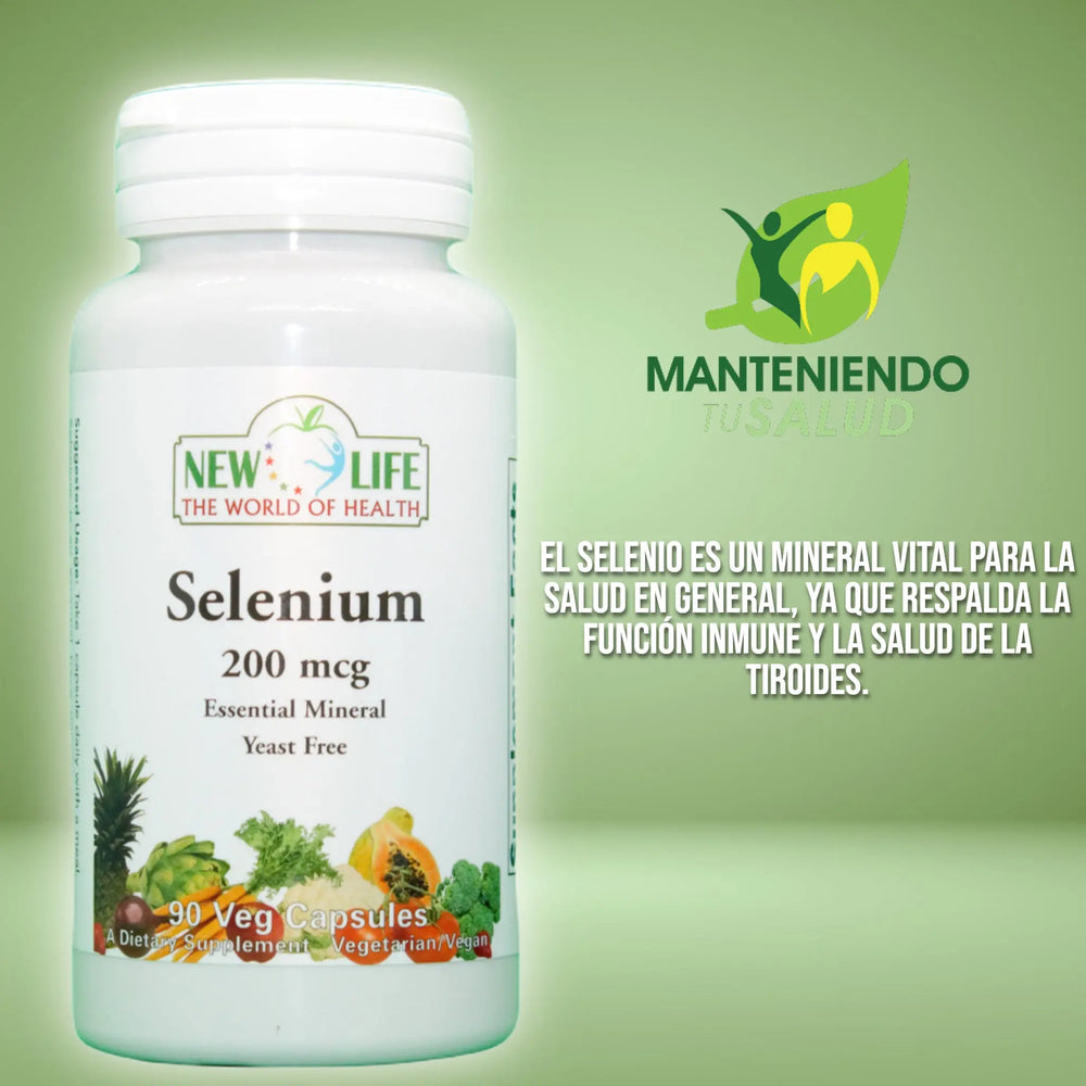 
                  
                    Selenium, 200mcg, 90 Veg Capsules Manteniendo Tu Salud
                  
                