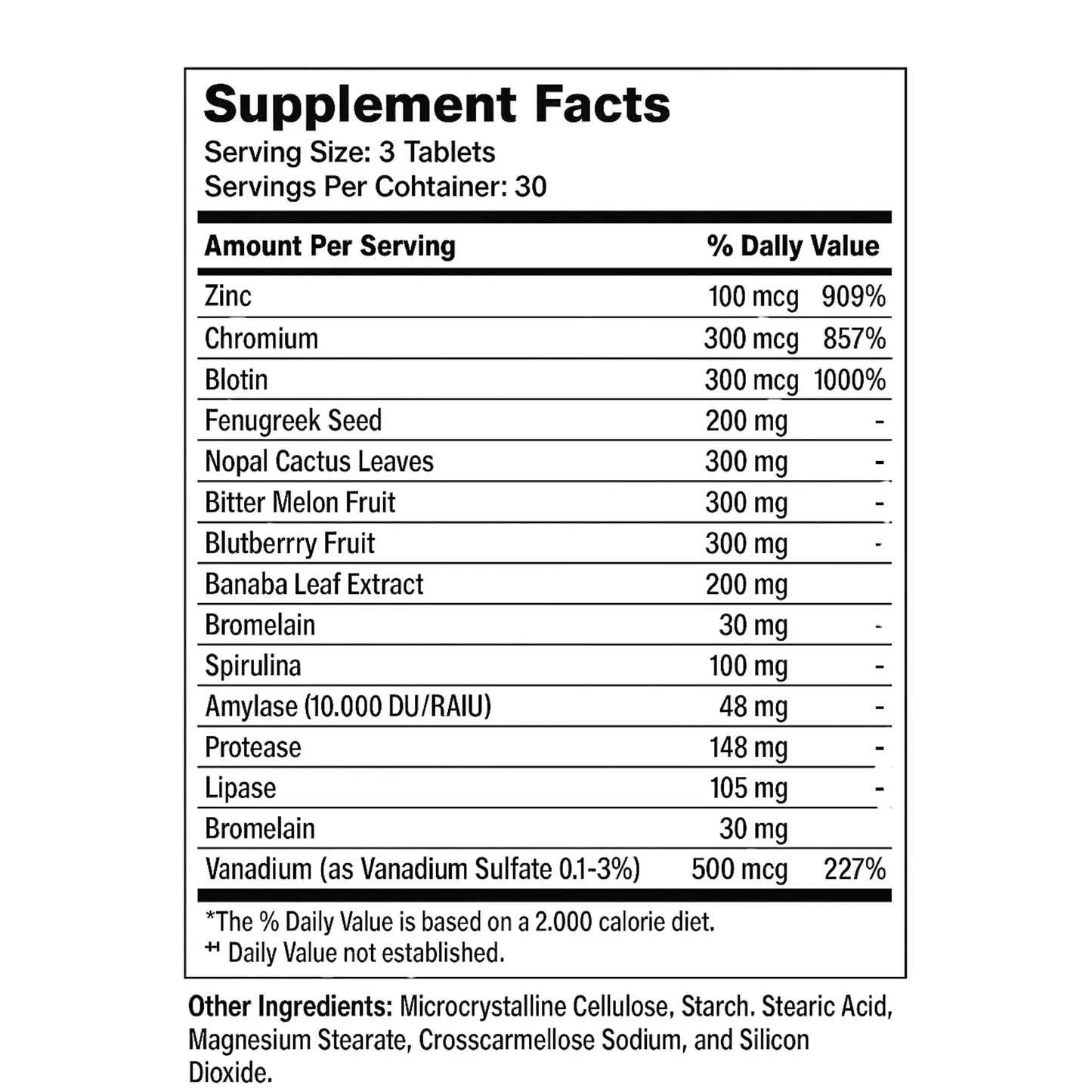 Soporte del Pancreas, 90 Tablets Manteniendo Tu Salud