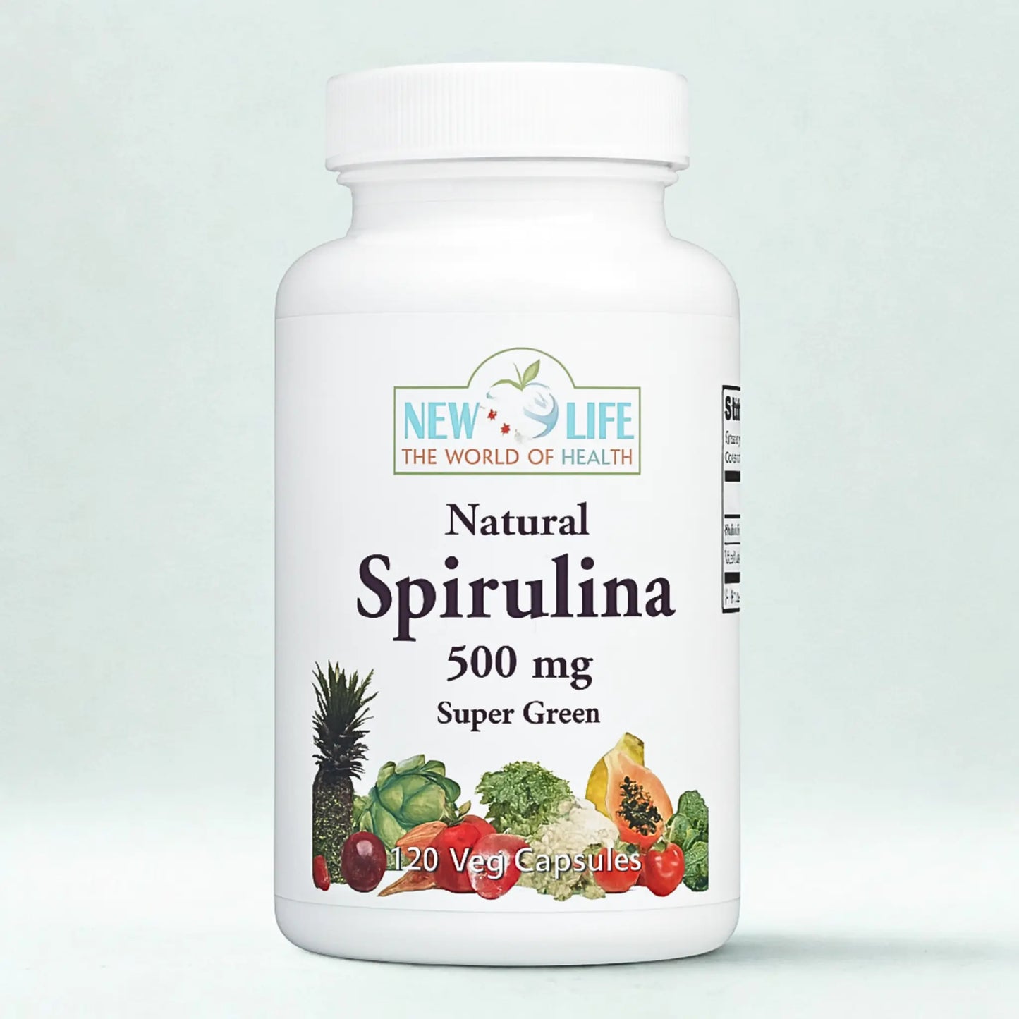 Spirulina, 500mg, 120 Veg Capsules Manteniendo Tu Salud