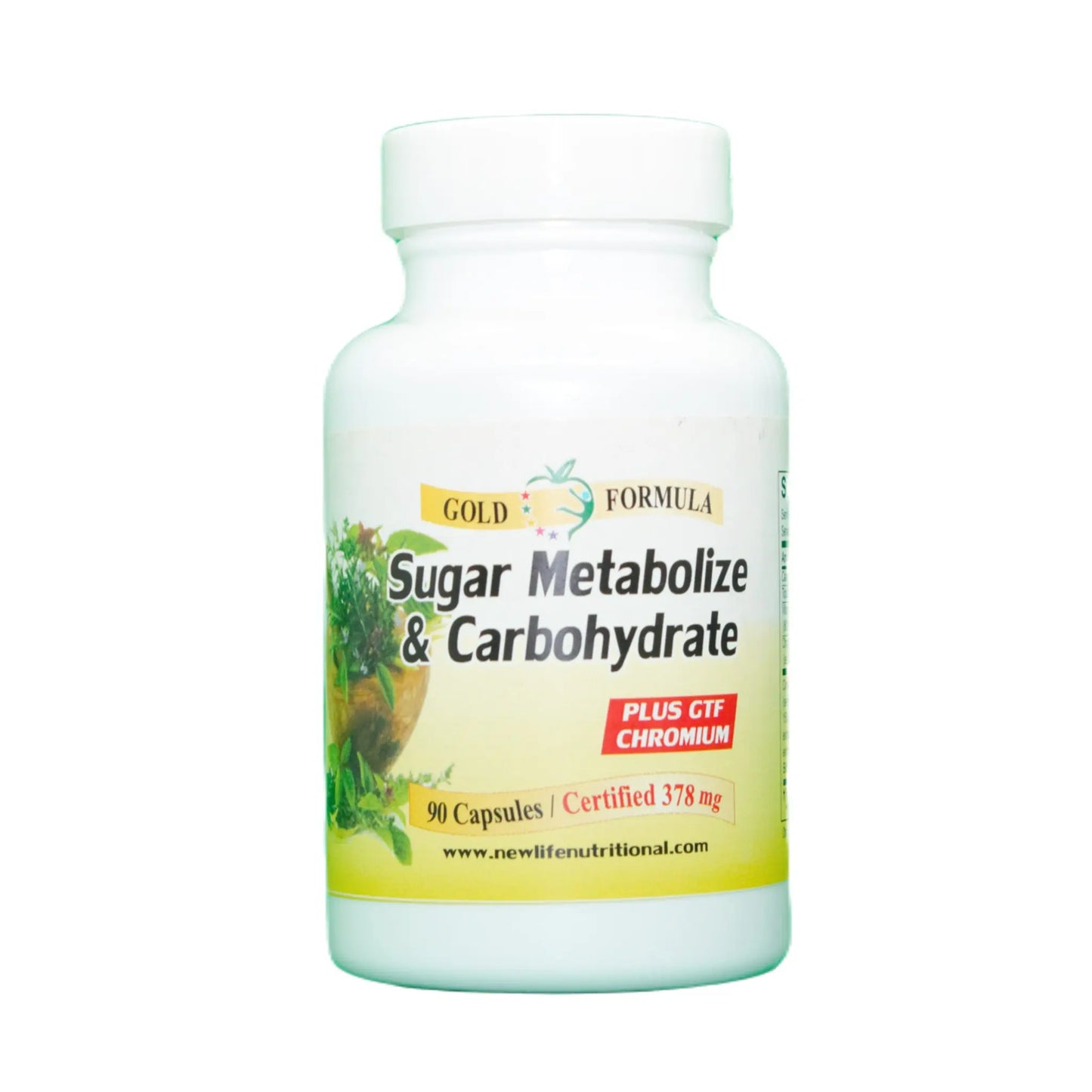 Sugar Metabolize & Carbohydrate, 90 Capsules Manteniendo Tu Salud