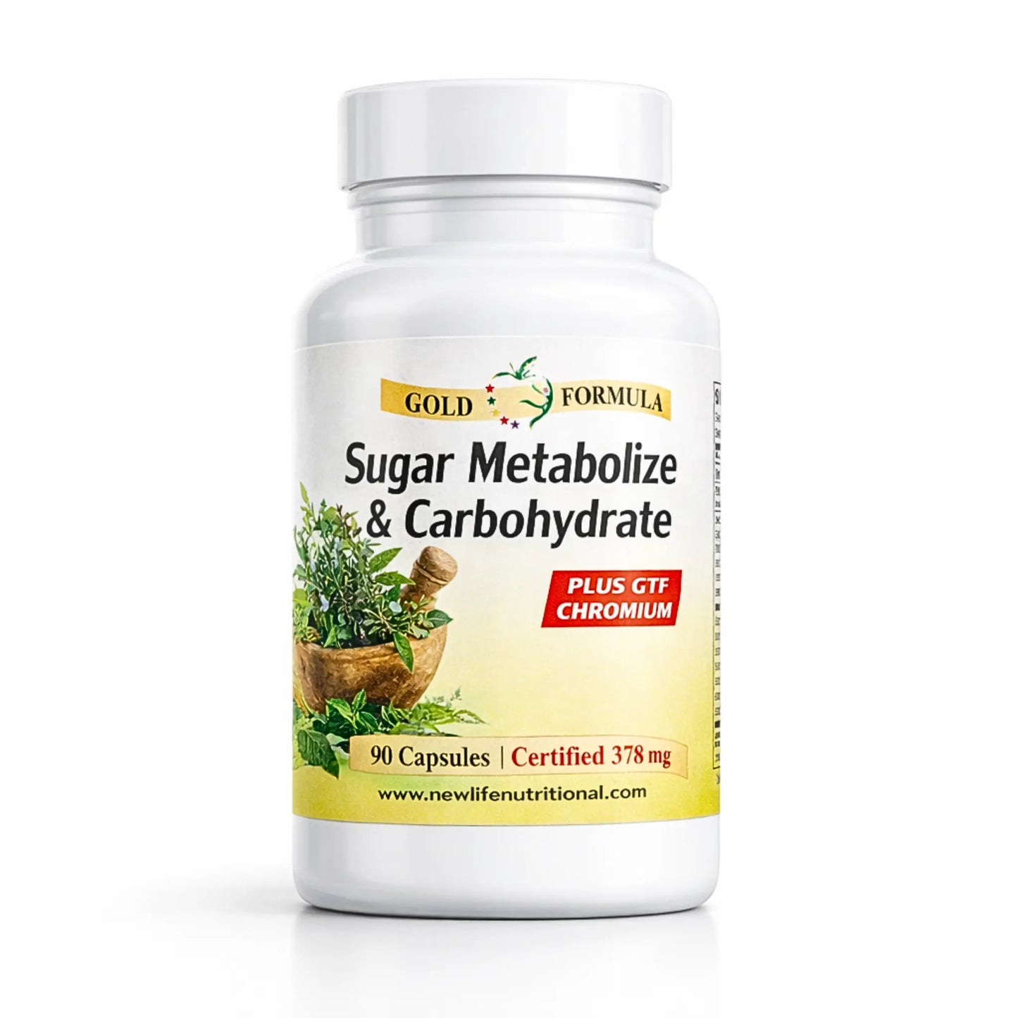 Sugar Metabolize & Carbohydrate, 90 Capsules Manteniendo Tu Salud