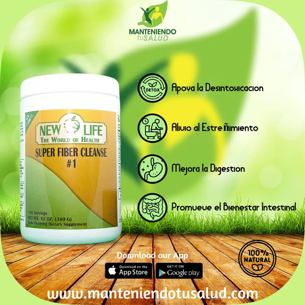 
                  
                    Super Fiber Cleanse 1 Powder, 12 Oz Manteniendo Tu Salud
                  
                
