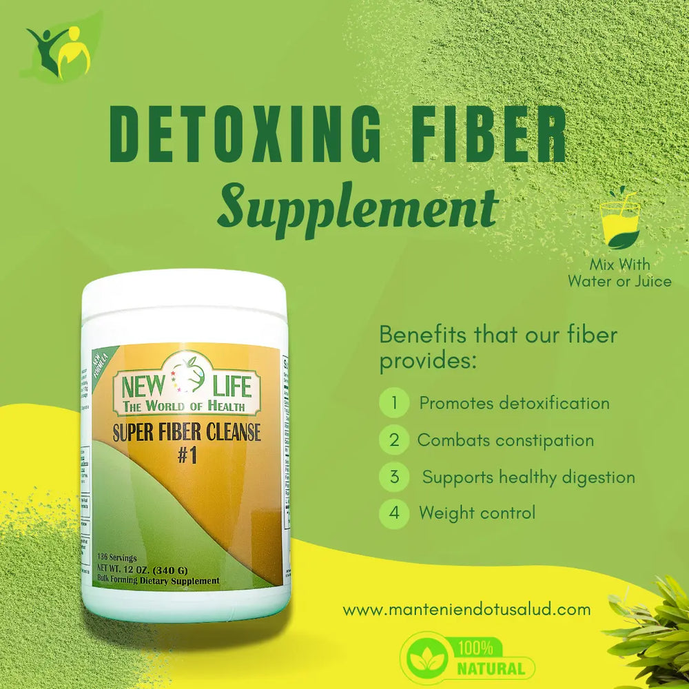 
                  
                    Super Fiber Cleanse 1 Powder, 12 oz Manteniendo Tu Salud
                  
                