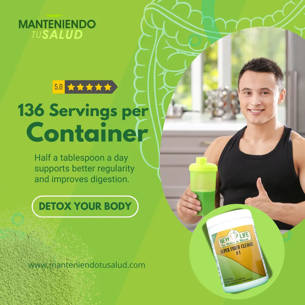 
                  
                    Super Fiber Cleanse 1 Powder, 12 oz Manteniendo Tu Salud
                  
                