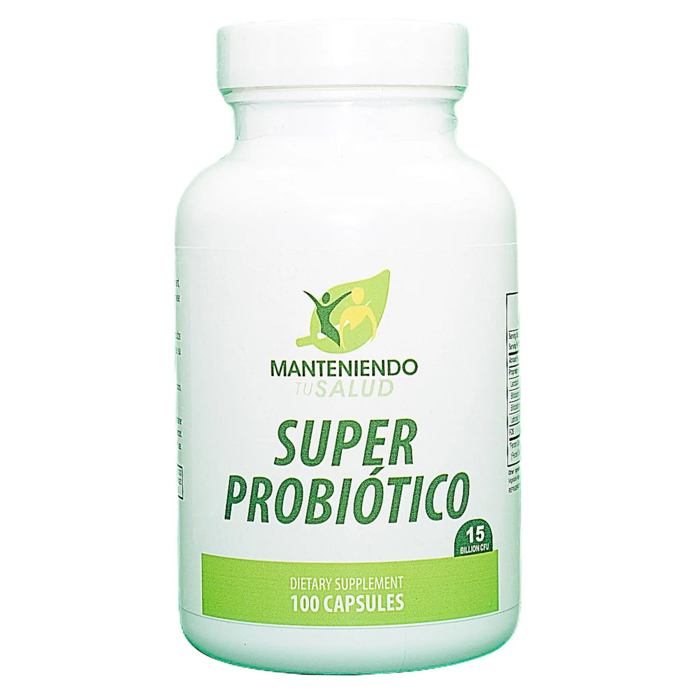 Super Probiótico 15 Billion, 100 Capsules Manteniendo Tu Salud