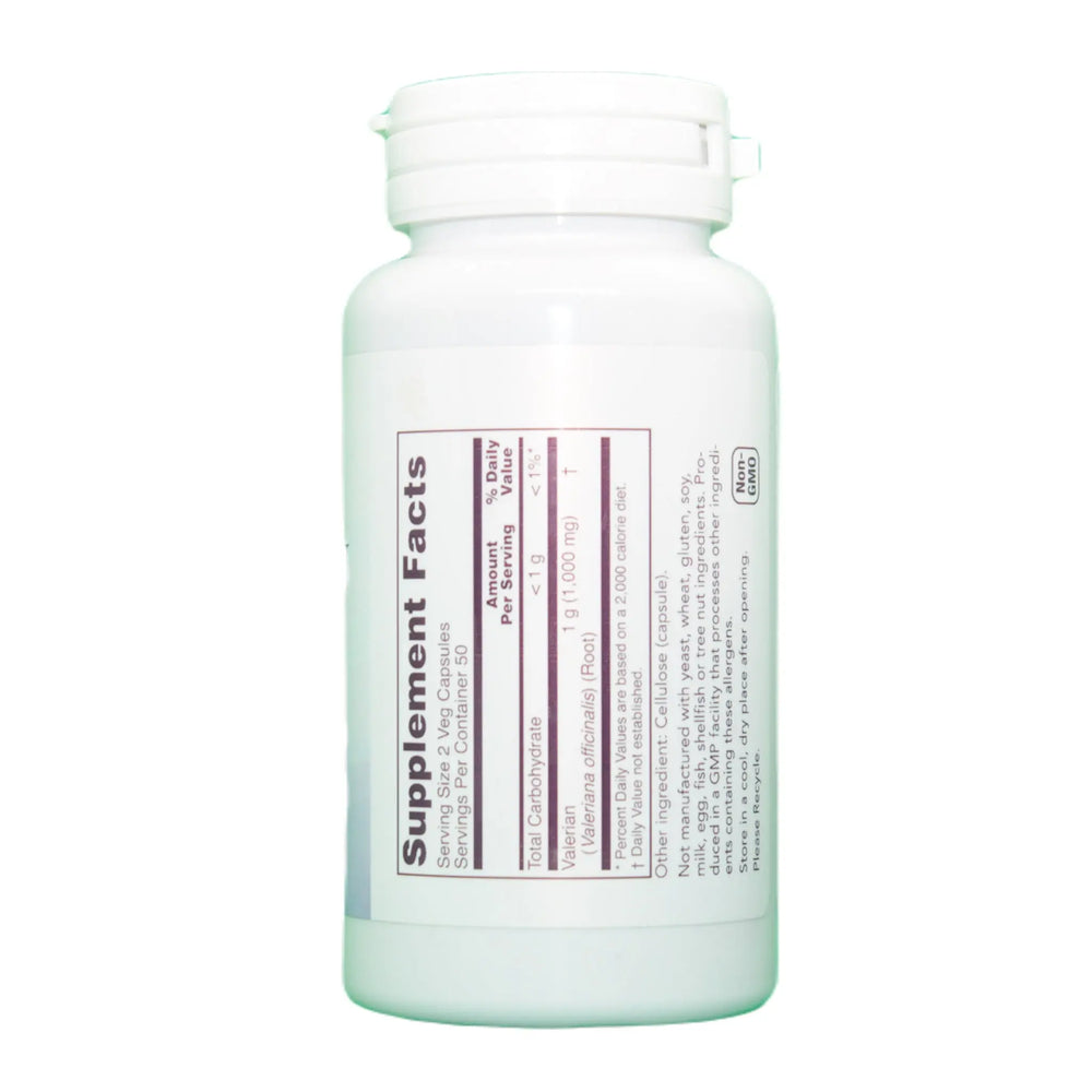 Valerian Root, 1000mg, 100 Veg Capsules Manteniendo Tu Salud