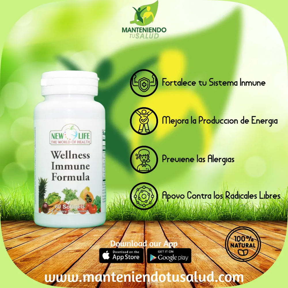 
                  
                    Wellness Immune Formula, 60 Softgels Manteniendo Tu Salud
                  
                