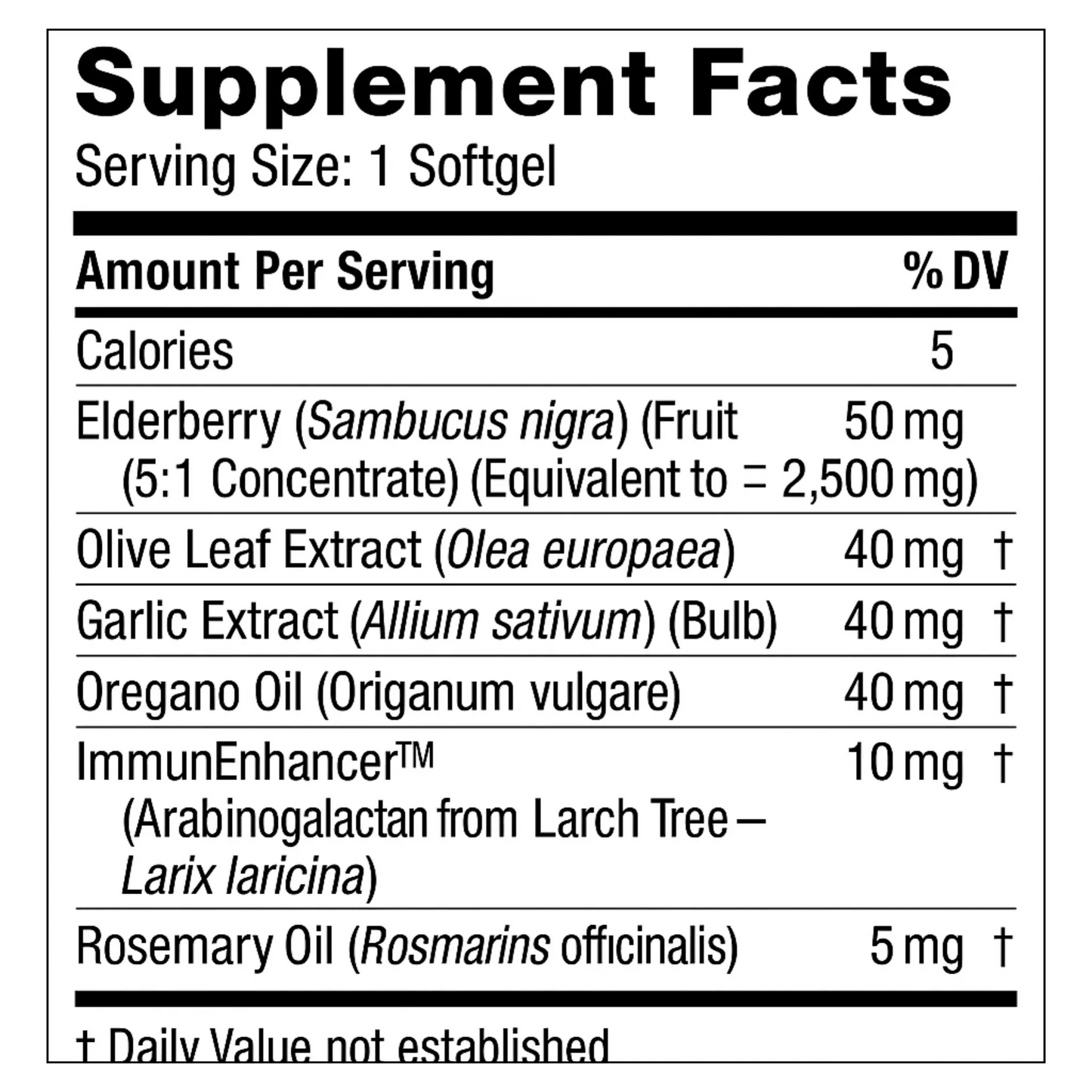 Wellness Immune Formula, 60 Softgels Manteniendo Tu Salud