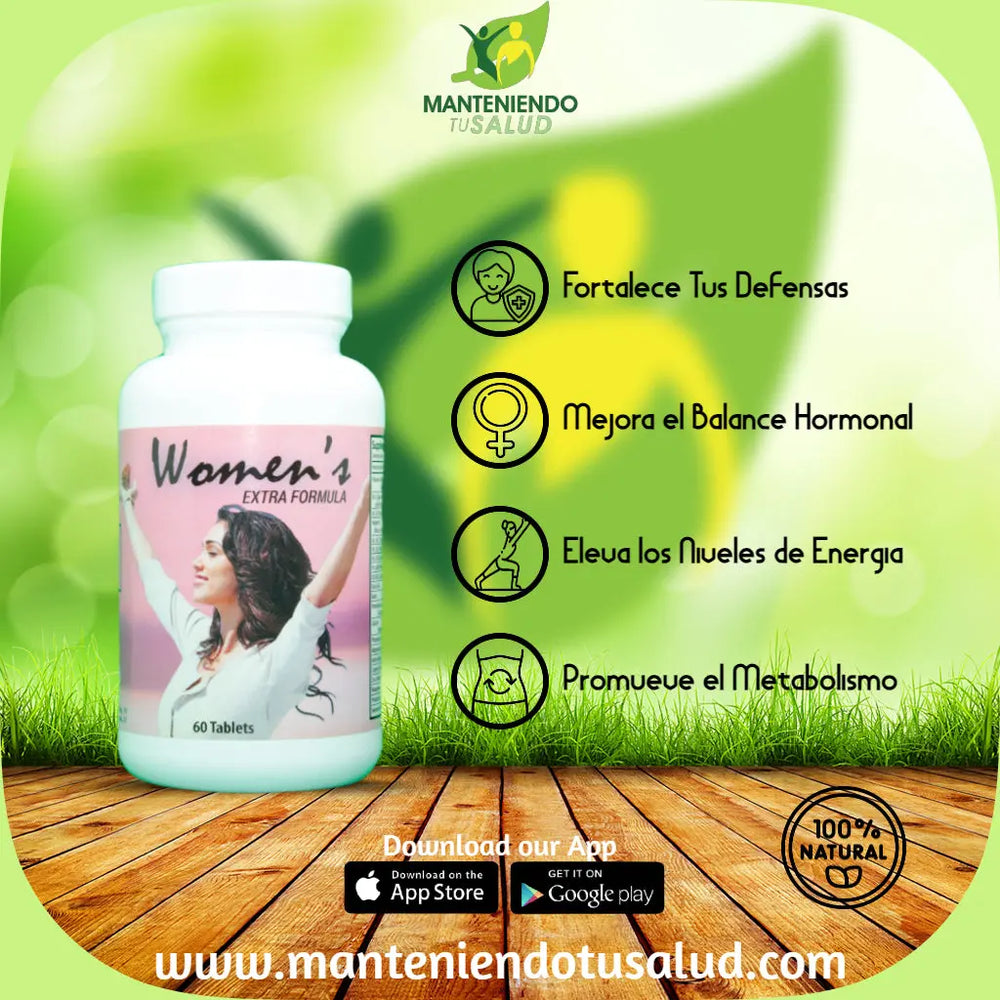 
                  
                    Womens Extra Formula, 60 Tablets Manteniendo Tu Salud
                  
                